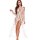 Elegant lace sheer long sleep dress for women, featuring european-style design with delicate detailing and a flowing silhouet...