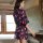 Sexy chiffon robe sleepwear set featuring bold pink lips pattern, perfect for plus-size women seeking sensual lounge wear. id...