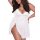 Sexy plus size mesh dress with deep v-neckline and side slit for womens underwear collection
