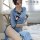 Vintage-inspired sheer nightgown with side slit, featuring chinese retro design elements and delicate floral accents. perfect...