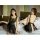 Womens sexy maid costume set - elegant french maid outfit with sheer mesh apron & chef dress